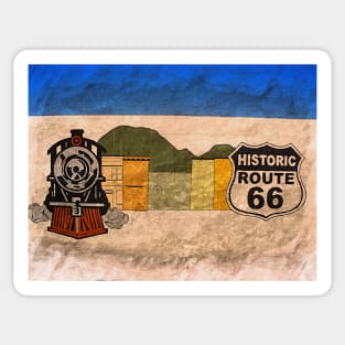 historic route 66 Sticker